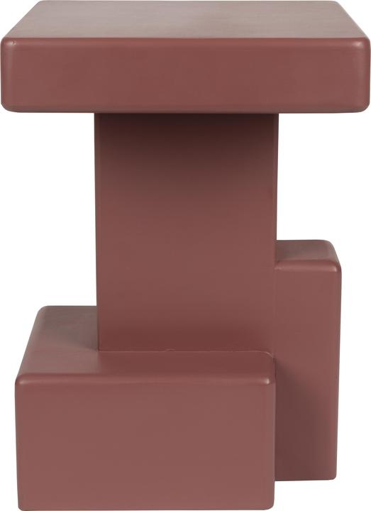 Actual product image White Label Living Side Table Blast Marsala