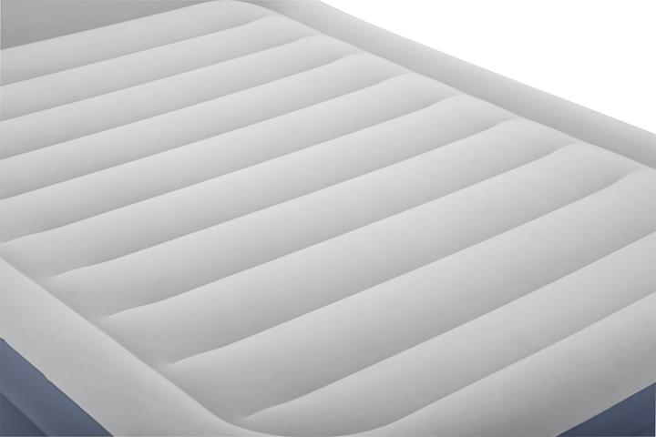 Produktbild Bestway Fashion Flock Luftmadras med indbygget AC Pumpe 203 x 152 x 30cm (152 x 203 cm)