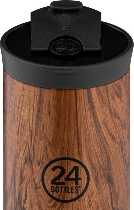Actual product image 24 Bottles Thermo mug Travel Tumbler 0.35 l Sequoia Wood