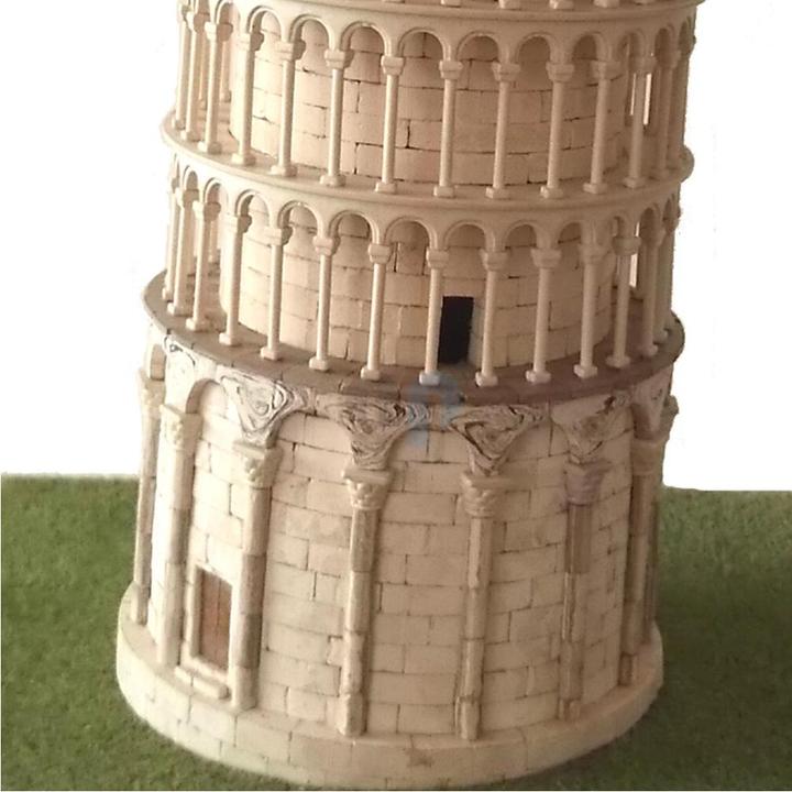 Produktbild Block Cuit. 3D Keramik-Modelbausatz -Turm von Pisa (20 x 34 x 20 cm)