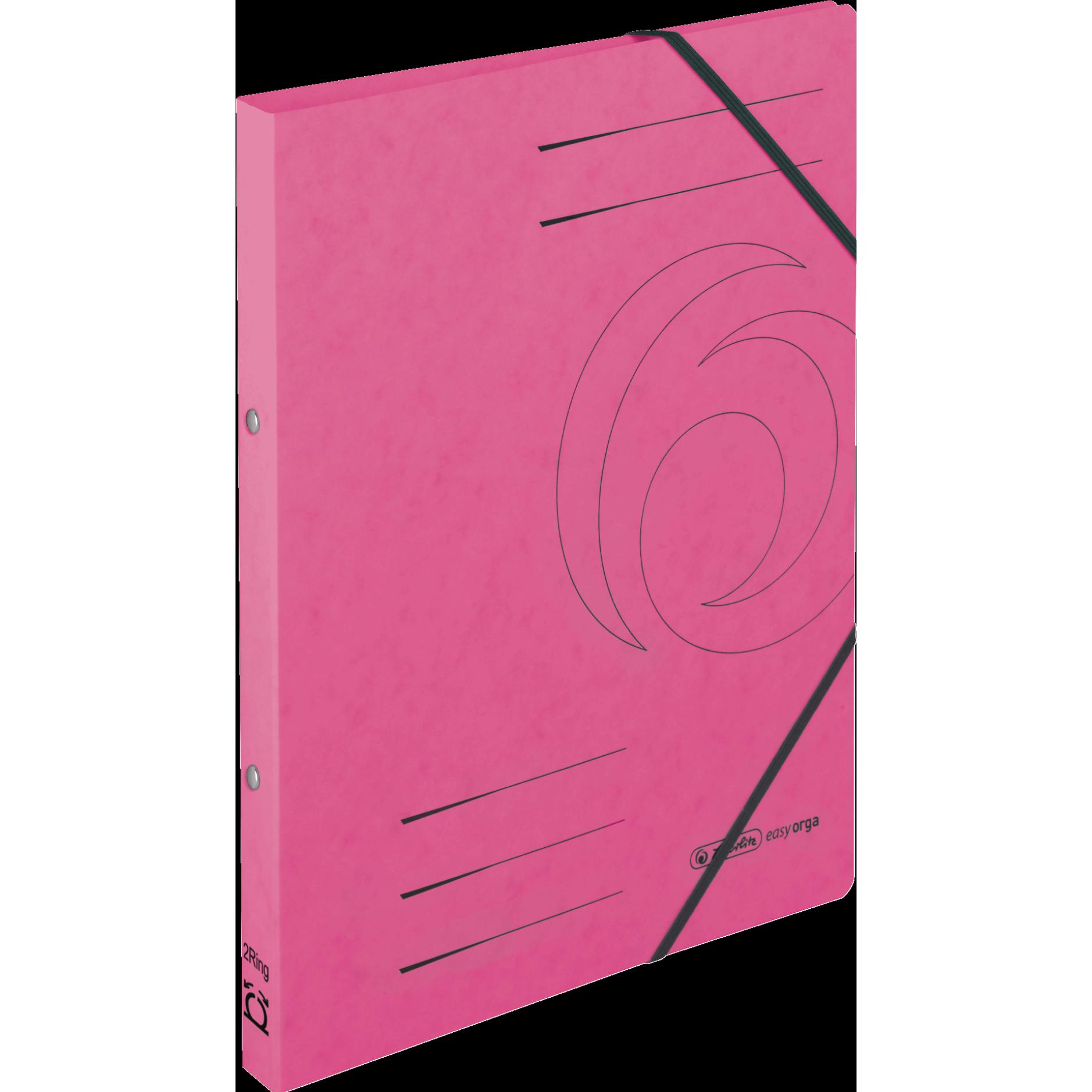 Thumbnail - Herlitz, Mappe, Ringhefter easyorga, A4, Karton, fuchsia (A4, 1 x)