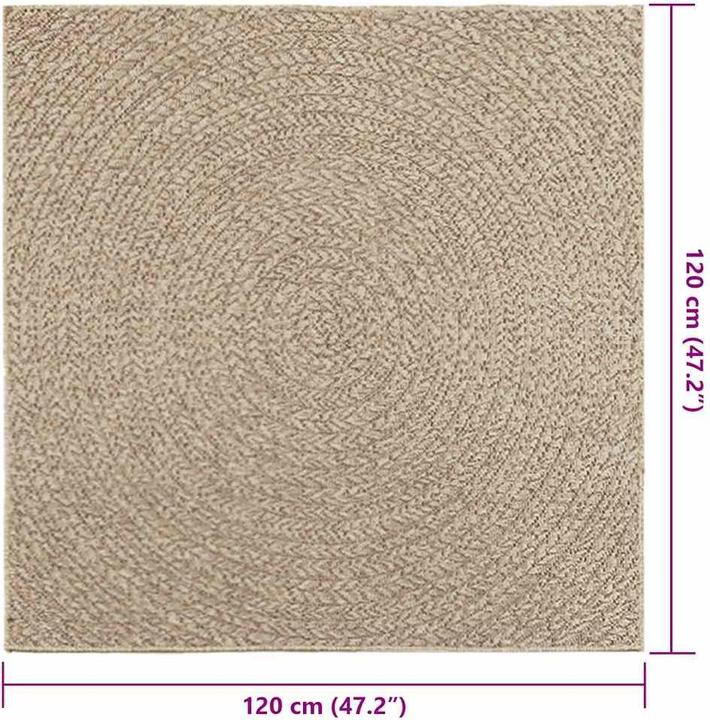 Produktbild vidaXL Teppich (120 x 120 cm)