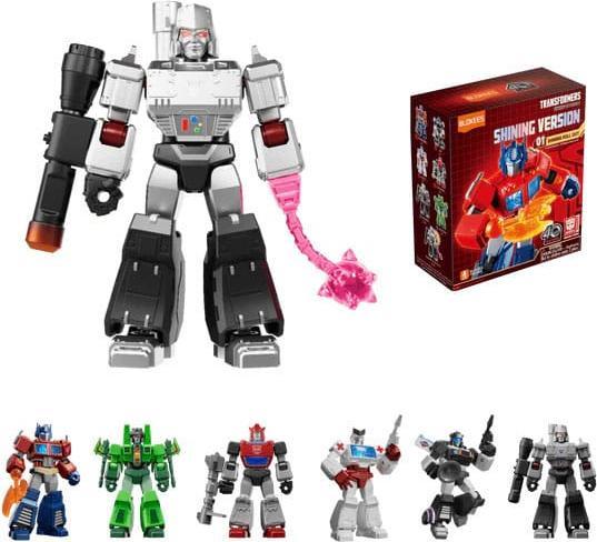 Actual product image Blokees Transformers assortment figurines Plastic Model Kit Shining Version 01 Shining Roll Out (9)