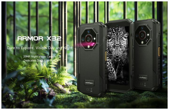 Productafbeelding Ulefone Armor X32 EU (128 GB, Zwart, 5.65", Dubbele SIM, 5G)