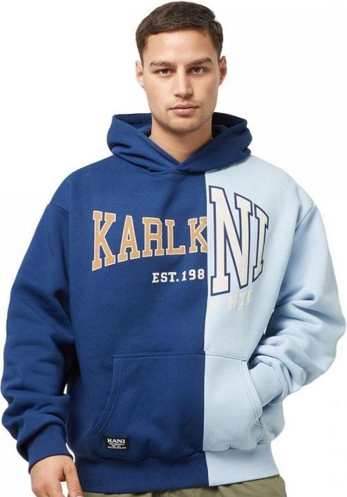 Karl Kani Gewebter Retro Split Os Hoodie für Herren (S)