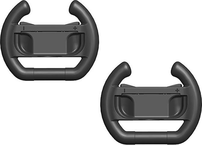 Produktbild Dobe 2er Set Lenkrad Halterung für Nintendo Switch Schwarz (Switch)