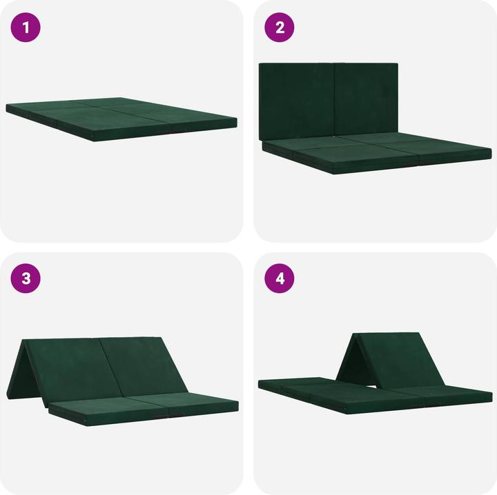 Actual product image vidaXL Klappsoufa