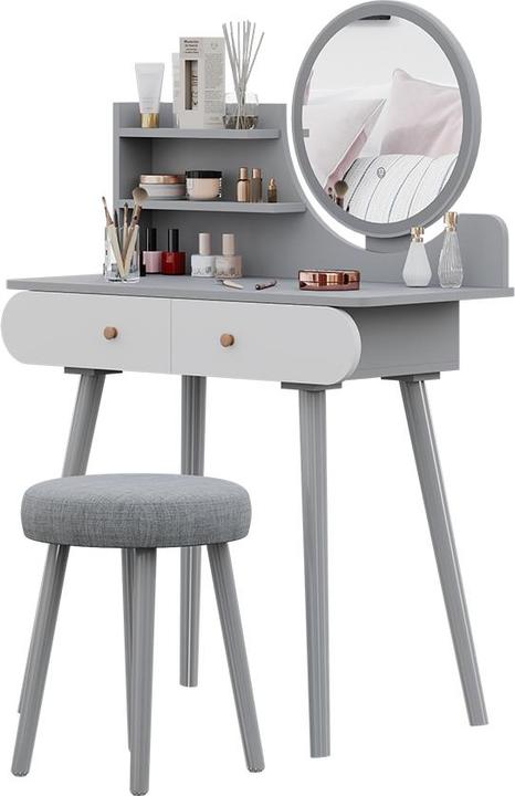 Image du produit Vicco Edda avec éclairage LED et tabouret (80 x 40 x 121 cm)
