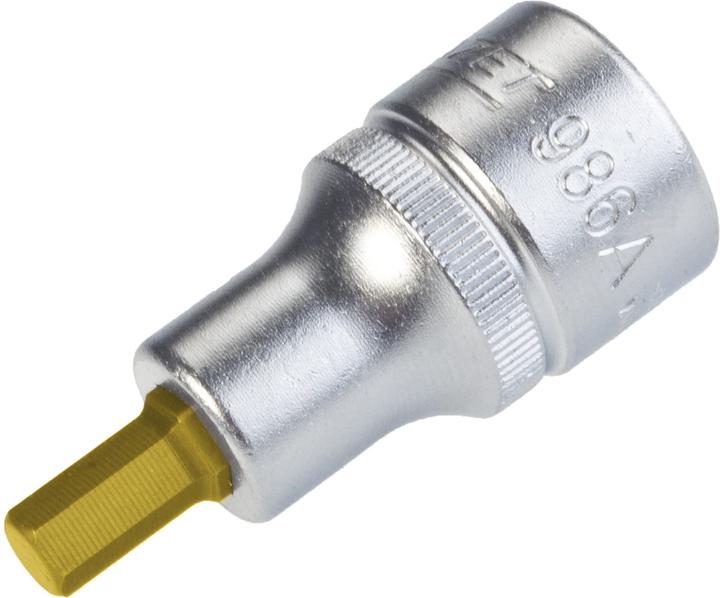 Produktbild HAZET Schraubendreher-Steckschlüsseleinsatz 986A-1/4 ∙ Vierkant12,5 mm (1/2 Zoll) ∙ Innen Sechskant… (1/4")