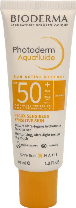 Image du produit Bioderma Photoderm Aquafluide (Crème solaire visage, SPF 50+, 40 ml)