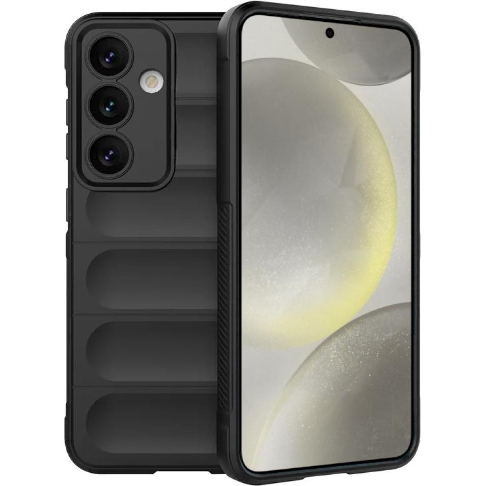 Screenguard CloudCase Hülle (Samsung Galaxy S24+), Smartphone Hülle, Schwarz
