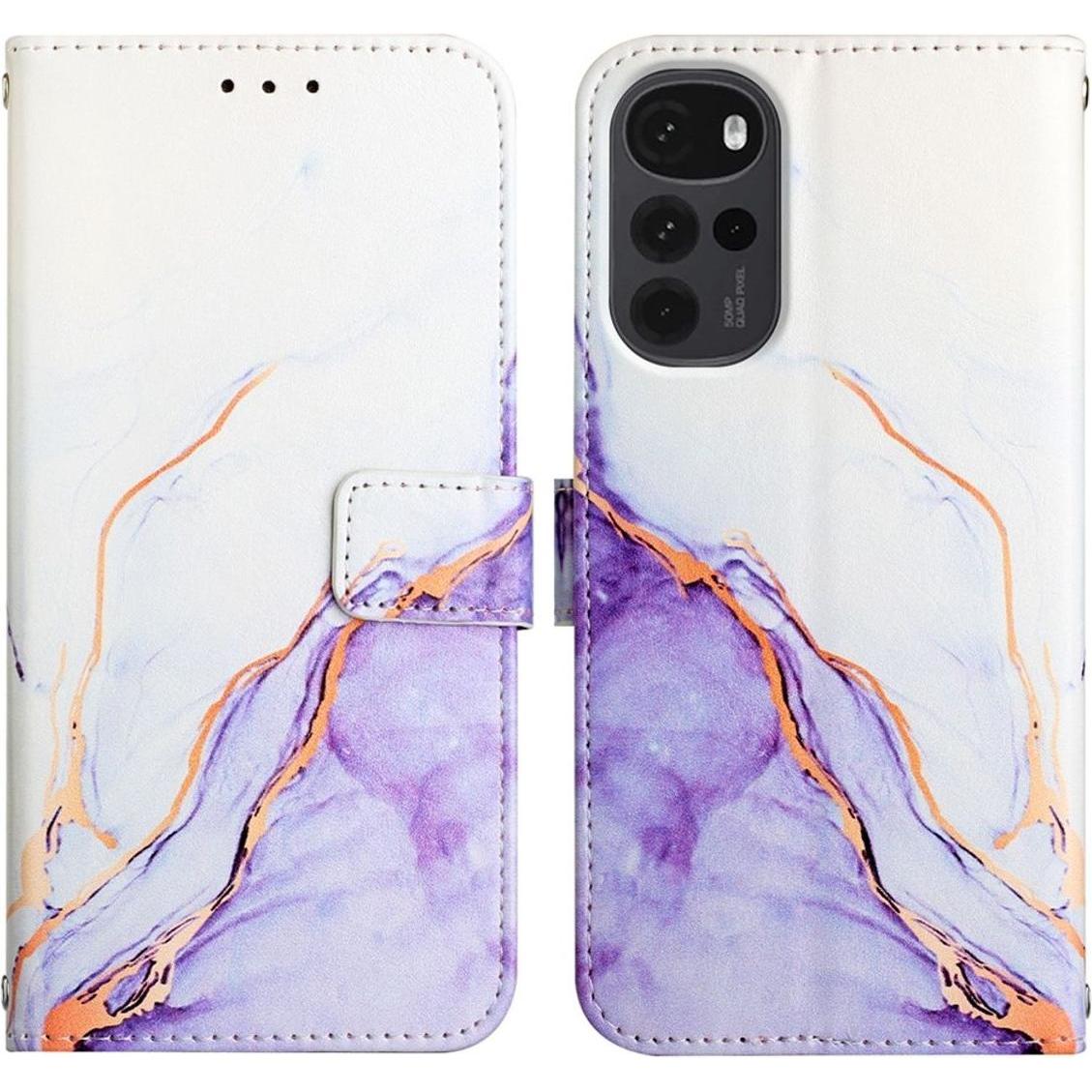 König Design Hülle Handy Schutz für Motorola Moto G22 Case Cover Tasche Wallet Etuis 360 Grad (Motorola Moto G22), Smart...