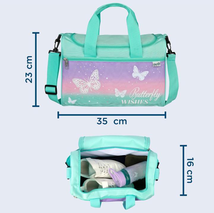 Actual product image Scooli Gym bag butterfly 8 litre (8 l)