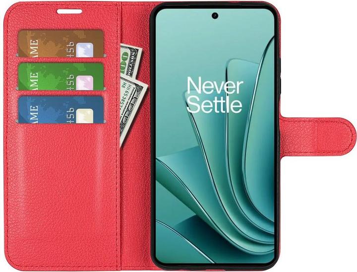 Image du produit Cover-Discount OnePlus Nord 3 - Étui en cuir rouge (OnePlus Nord 3)
