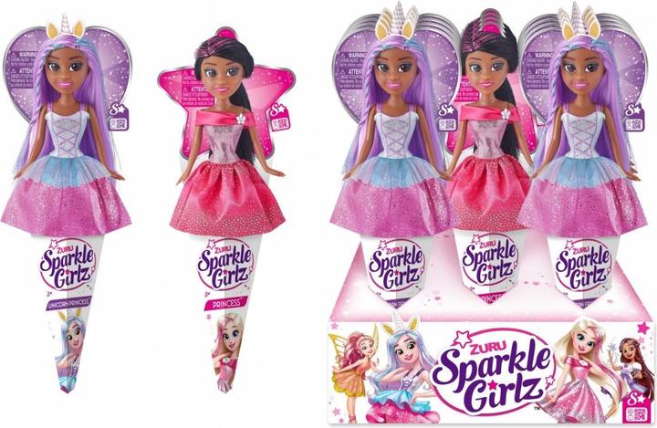Produktbild Zuru Sparkle Girlz Puppe 10,5 Zoll Księżniczka i Einhorn Karton 12 Stück
