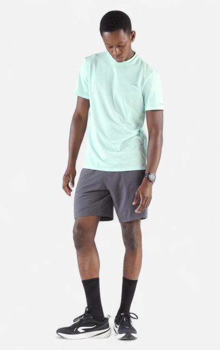 Produktbild Kalenji Short de running respirant Homme - KIPRUN Run 500 Dry Gris (S)