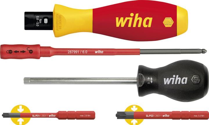 Produktbild Wiha Drehmoment-Schraubendreher Set (Phillipps-Kreuzschlitz (PH), Pozidriv-Kreuzschlitz (PZ))