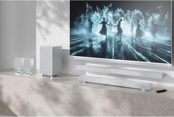 Produktbild Sharp Speakers HT-SPR52021(SL) Q Soundbar 2.0.2 Wireless Rear Surround Speakers, Silver | (200 W, 2.0.2 Kanal)