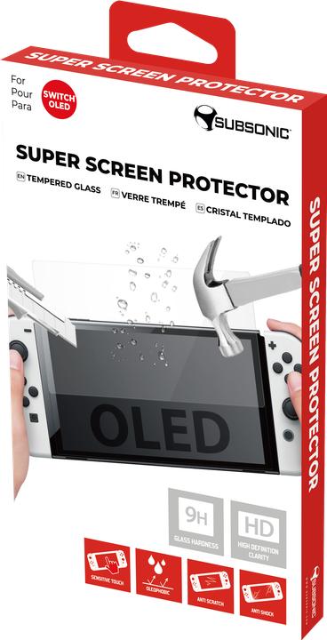Subsonic Super Screen Protector Tempered Glass for Nintendo Switch OLED (Switch OLED, Switch, Switch Lite)