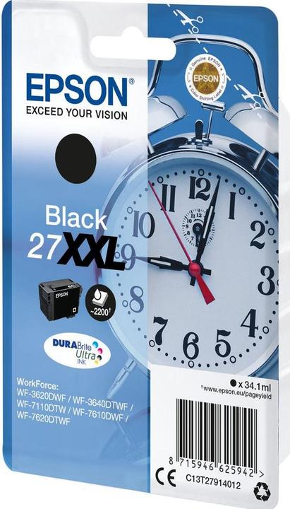 Produktbild Epson 27XXL DuraBrite Ultra (BK)