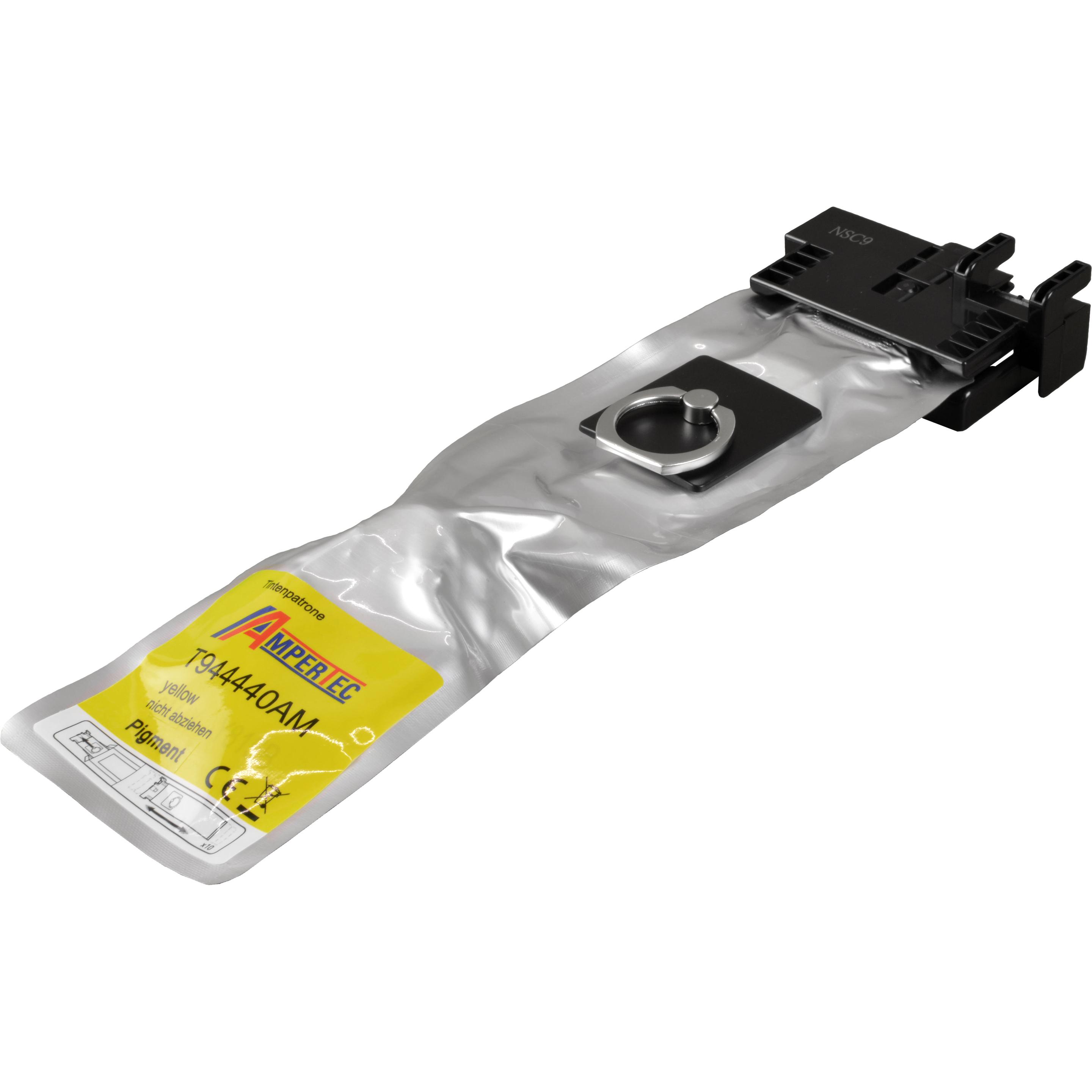 Ampertec, Druckerpatrone, Tinte ersetzt Epson C13T944440 T9444 yellow L (Y)