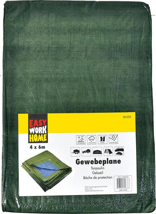 Actual product image Easy Work Fabric tarpaulin (4 x 6 m)