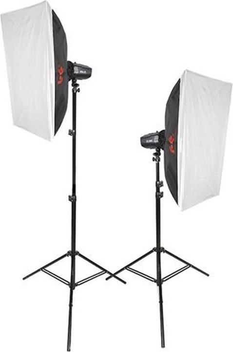 Actual product image Falcon Eyes Studio flash set SSK-2200D with bag (200 W, Set)