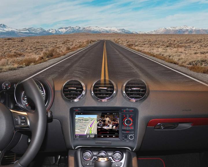 Actual product image Joyx Navi Android 10 Doppel-Din Autoradio für Audi TT (2006-2011) (Android car, Apple Carplay, MirrorLink)