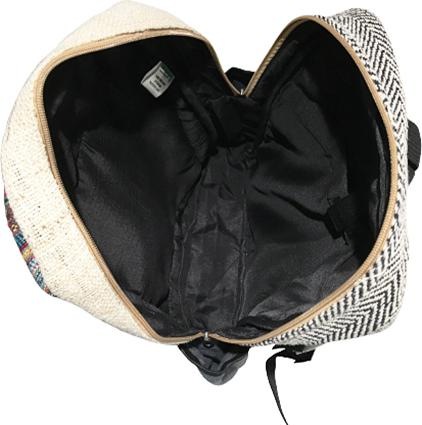 Actual product image Bekos Large Hemp Fibre Zipper Backpack (30 l)
