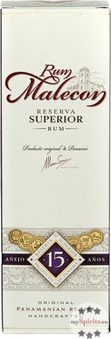 Produktbild Malecon 15 years (1 x 70 cl)