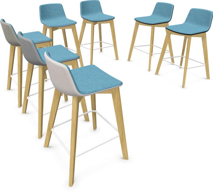 Actual product image Narbutas Twist & Sit Bar Stool