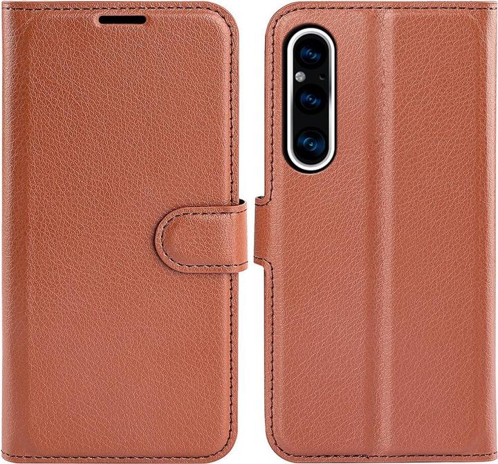 Produktbild Cover-Discount Sony Xperia 1 V - Leder Etui Hülle braun (Sony Xperia 1 V)