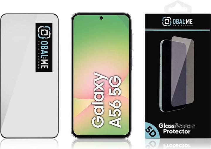 Produktbild iLike Protective glass - OBAL:ME 5D Glass Screen Protector for Samsung Galaxy A56 5G/A36 5G Black (1 Stk., Samsung Galaxy A56)