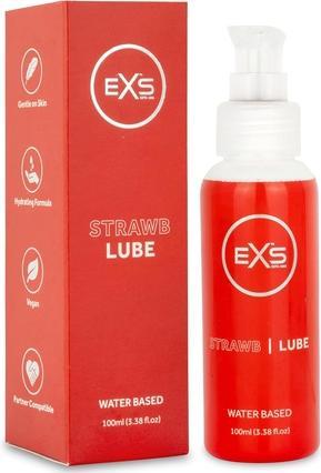 Produktbild Pipedream EXS «Strawb Lube» Premium Strawberry Lubricant Gel, 100ml Gleitgel mit Erdbeergeschmack (100 ml)