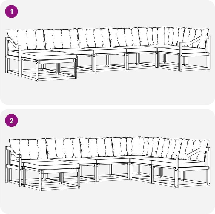 Produktbild vidaXL Sofa Set