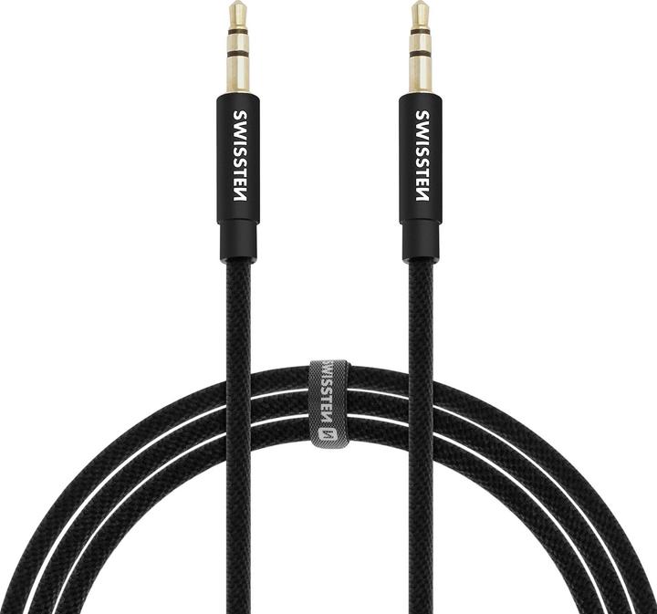 Actual product image Swissten 3.5mm Aux Audio Cable (1.50 m, 3.5mm jack (AUX))