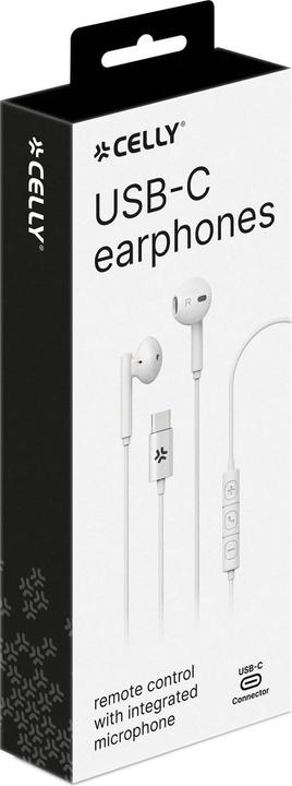 Produktbild Celly Stereo-Ohrhörer Drop Usb-C (Keine Geräuschunterdrückung, Kabelgebunden)