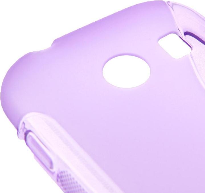 Actual product image König Design Mobile Cover Protective Case for Samsung Galaxy Ace Style (G357) S Curve Purple / Violet (Samsung Galaxy Ace Style)