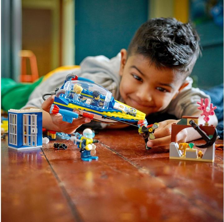 Immagine prodotto LEGO Missioni investigative della polizia acquatica (60355, LEGO City)