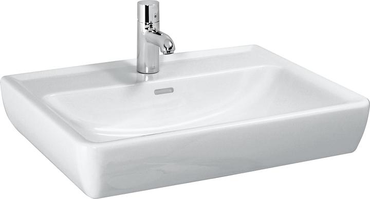Produktbild Laufen Waschtisch PRO A m Überlauf ohne Hahnloch 650x480mm weiss (480 mm, 650 mm)