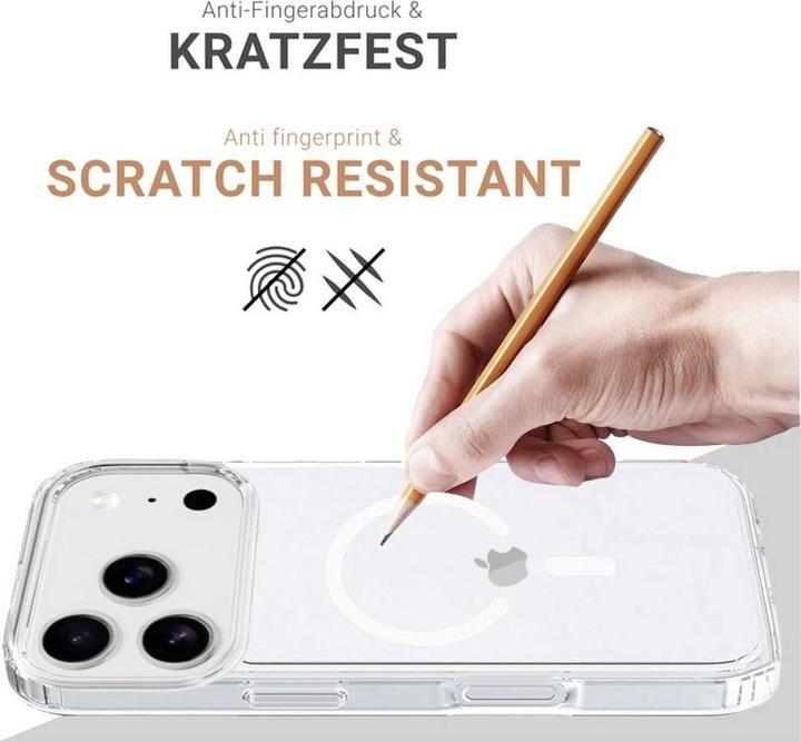 Produktbild JT Berlin BackCase Pankow Clear MagSafe| Apple iPhone 17 Pro| transparent| (11157) (Apple iPhone 17 Pro)