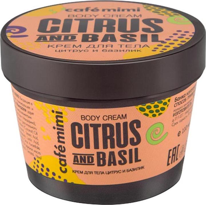 Immagine prodotto Café Mimi Cafe Mimi Crema per il corpo alla melissa e al basilico 110ml (Crema corpo, 110 ml)