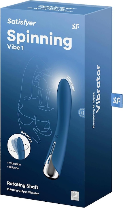 Produktbild Satisfyer Spinning Vibe 1 G-Spot Blauer Rotator Vibrator