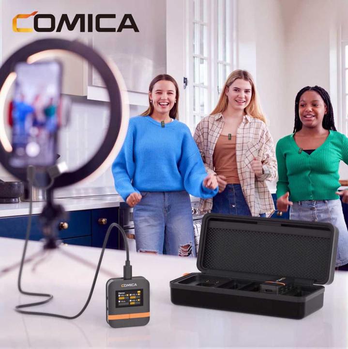 Produktbild Comica 2.4G Mini Wireless Microphone - 4 Transmitters + Laadcase Vi (16VIMOQ0000000)