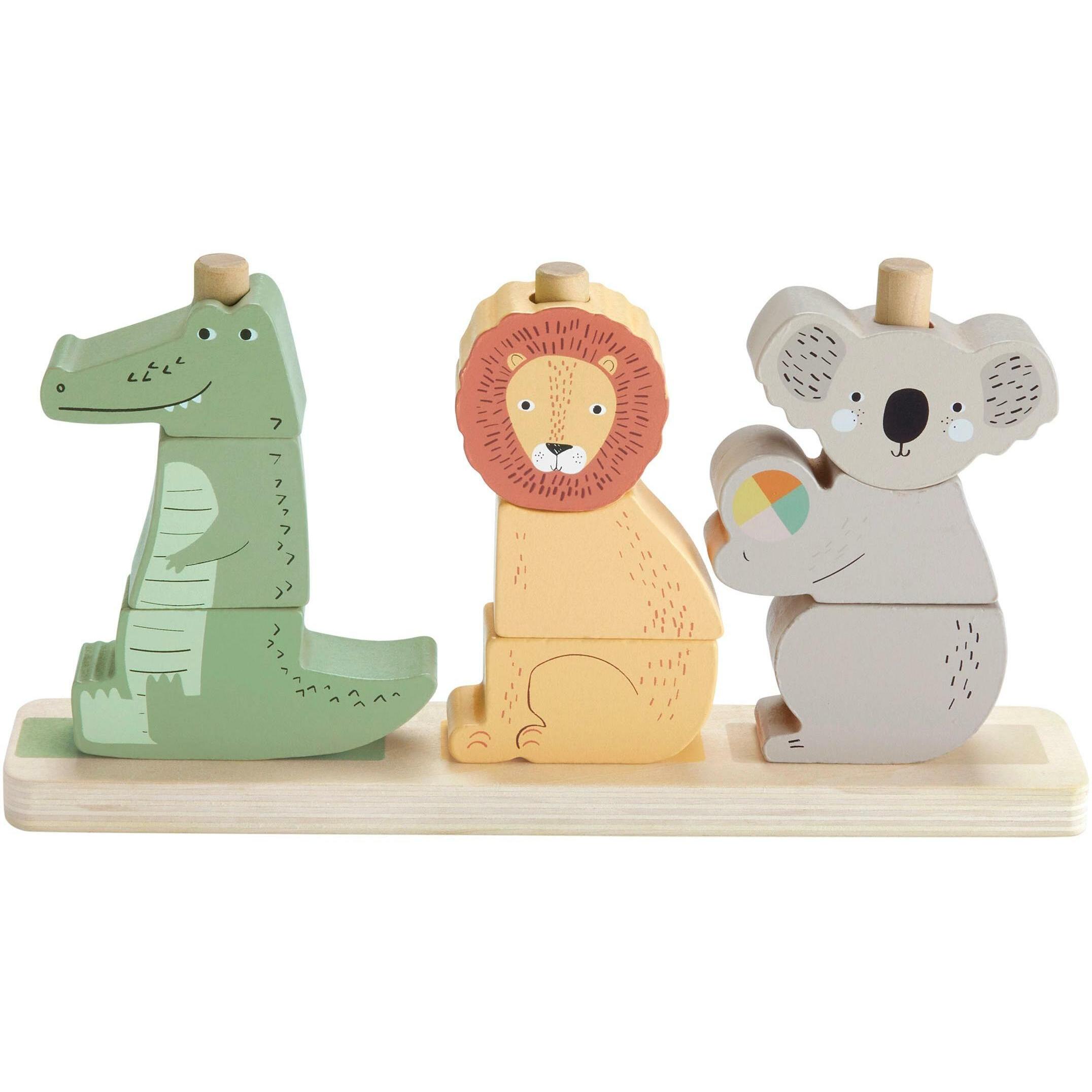 Thumbnail - Fisher-Price Stapel-Tierwelt aus Holz