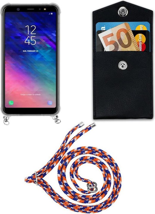 Produktbild Cadorabo TPU Handy Kette SILBER Cover
