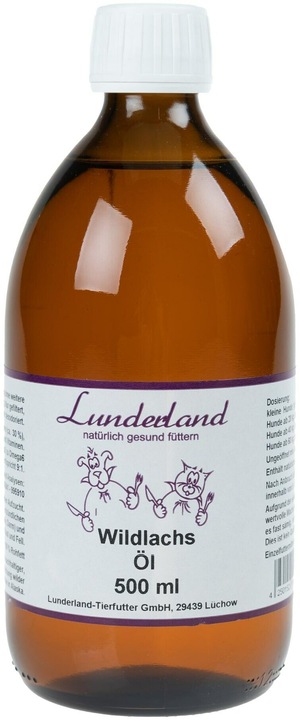 Produktbild Lunderland Wild-Lachsöl Ergänzungsfutter (Adult, Senior, 1 Stk., 740 g)