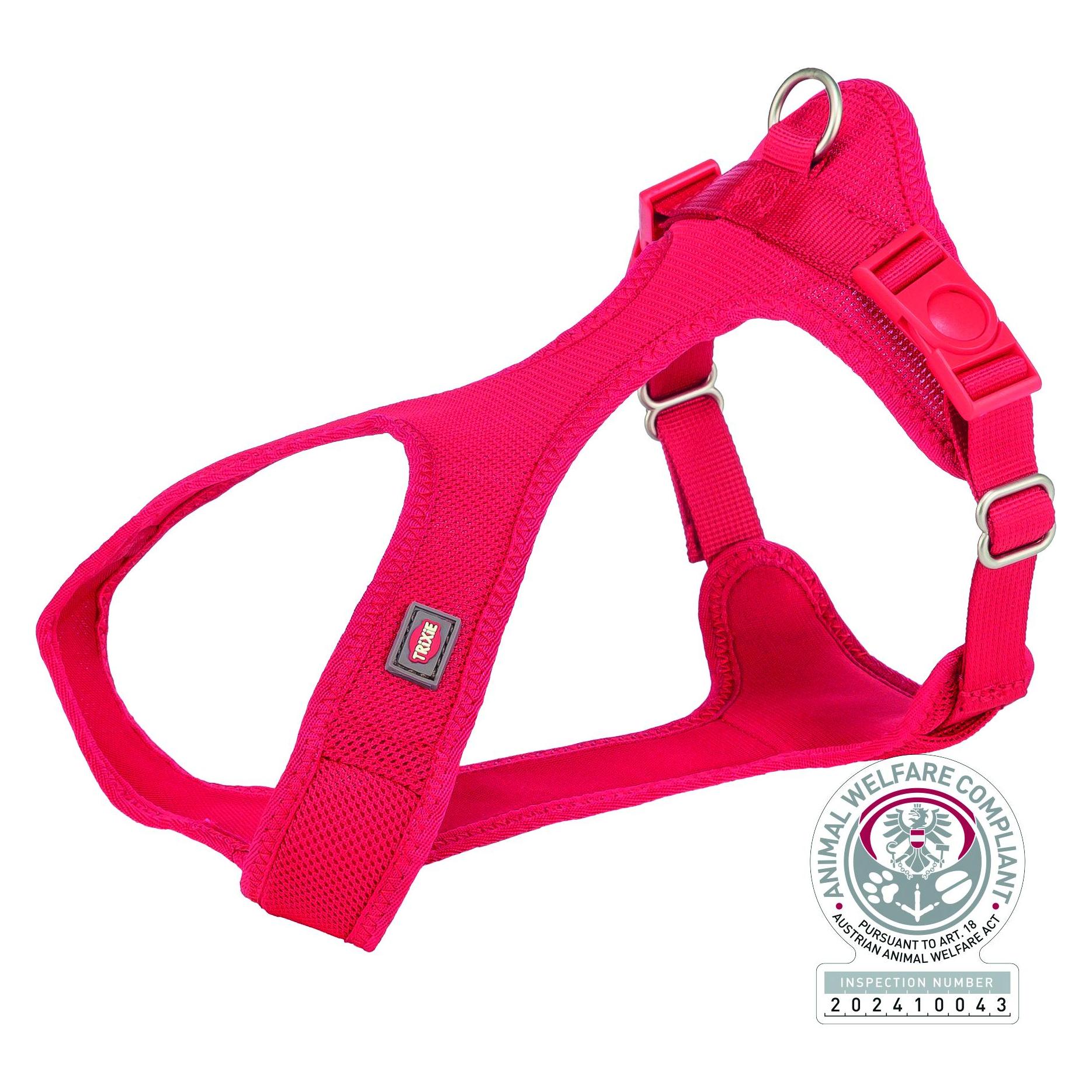 Trixie Hundegeschirr Soft Mesh gepolstert (XXS, Hund), Halsband + Leine