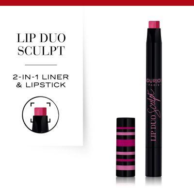 Thumbnail - Bourjois, Lippenstift + Lipgloss, Lip Duo Sculpt (05 Mi Figue)