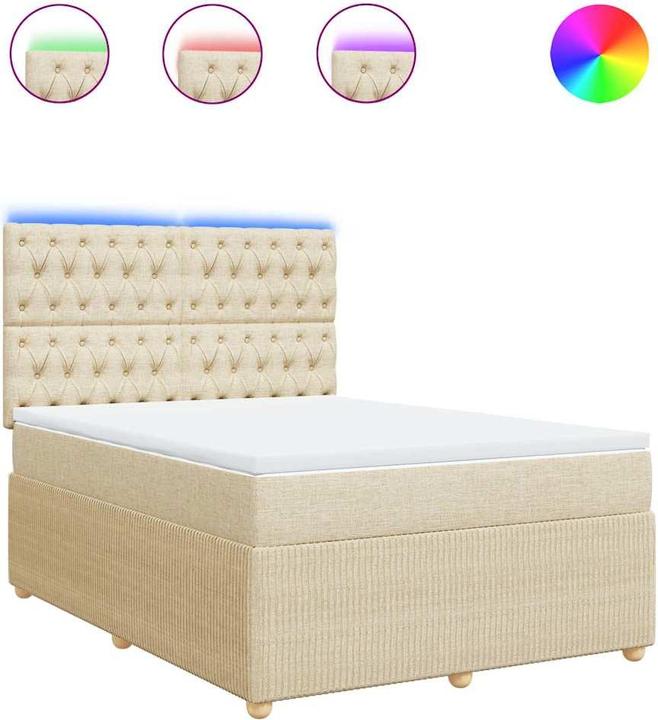 Produktbild vidaXL Boxspringbett (140 x 200 cm)